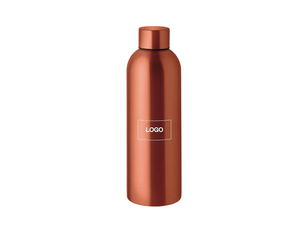 Bottiglia acciaio inox riciclato parete singola 750ml personalizzata