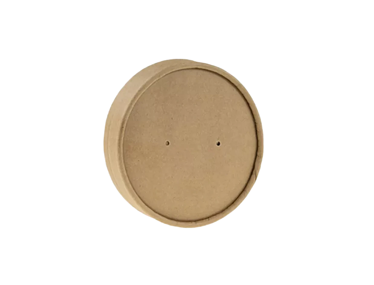 Tapa de papel para recipientes para sopa, diámetro 98 mm 1