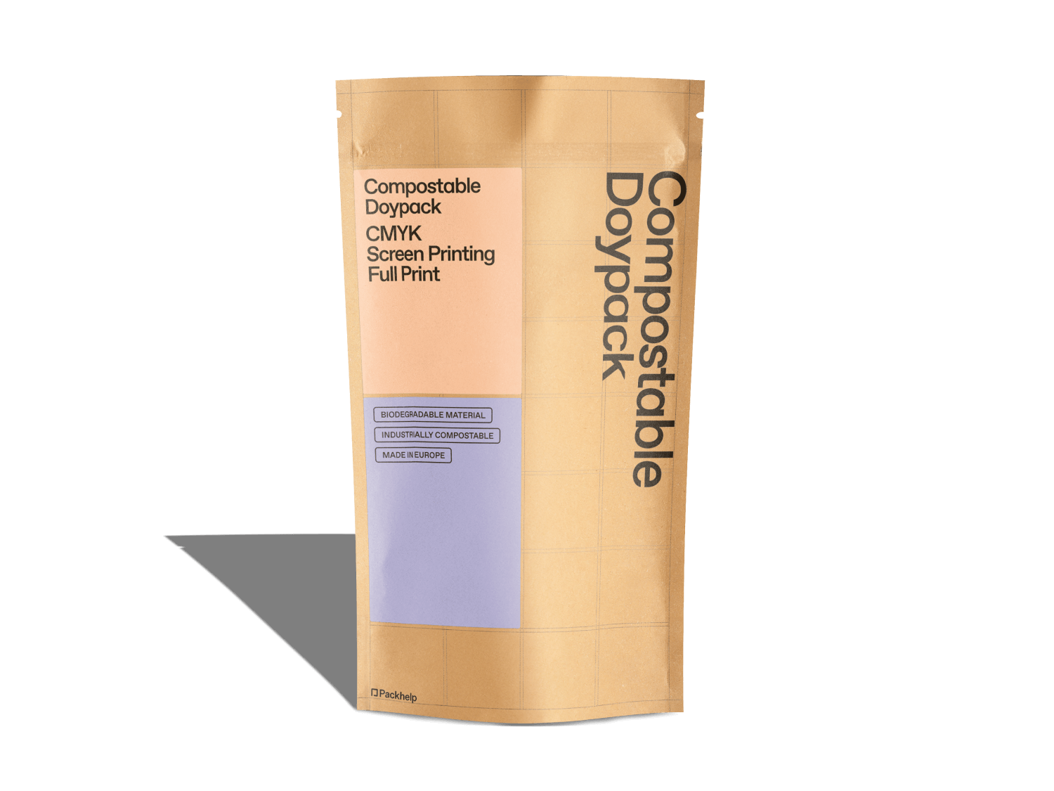 compostable doypack with print