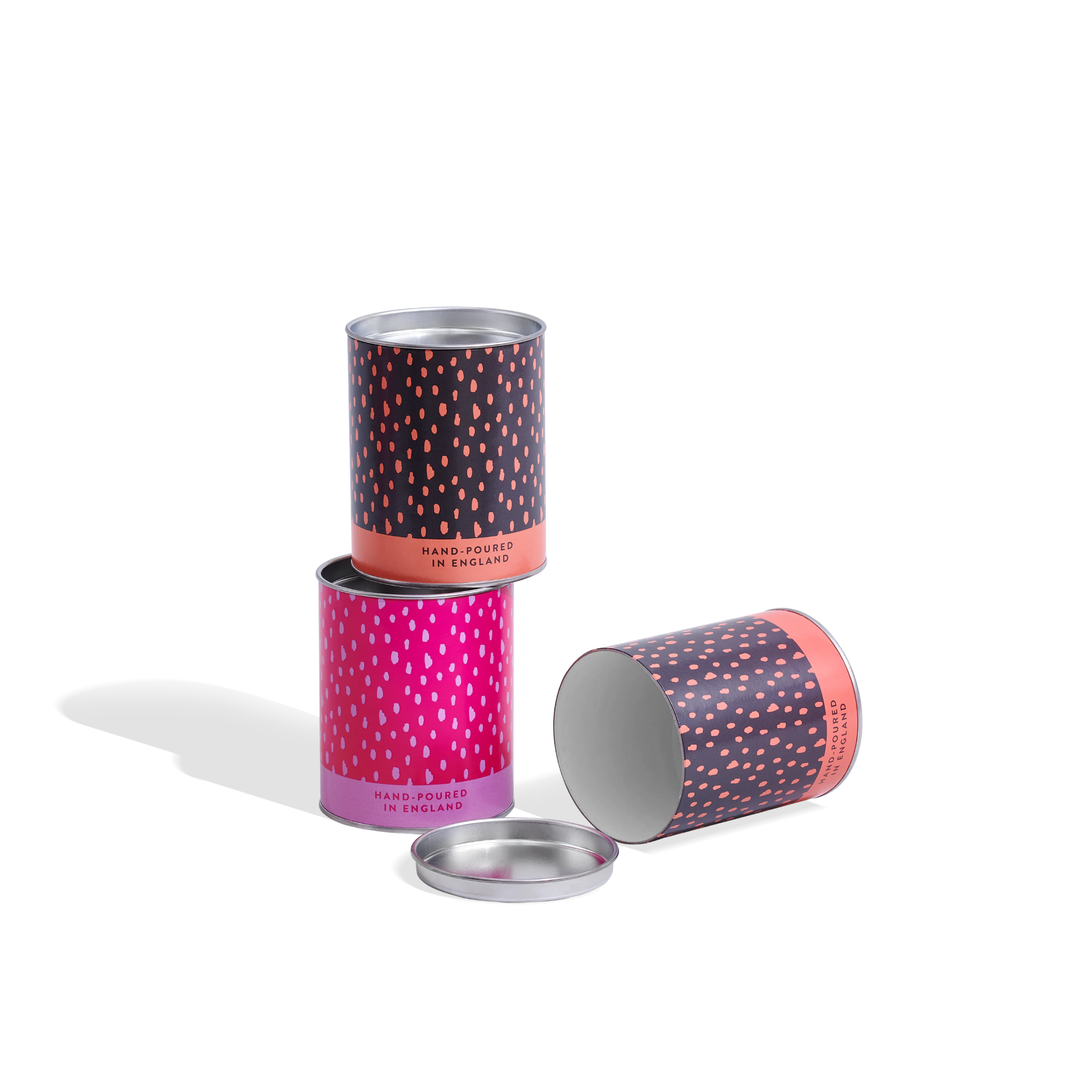 Bedruckte Karton-Tubenbox mit Metalldeckel