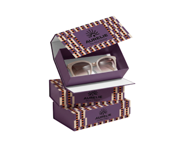 Caja magnética económica personalizable para gafas