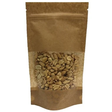 Doypack de papel con ventana, 500 ml, 130x70x225mm