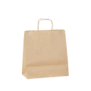 B82 Torba papierowa z uchwytem - brązowa