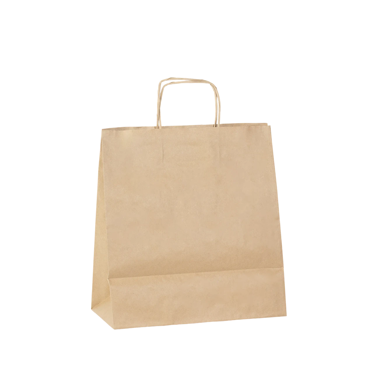 B82 Torba papierowa z uchwytem - brązowa