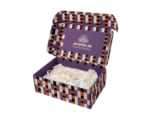 Caja postal personalizable para lencería