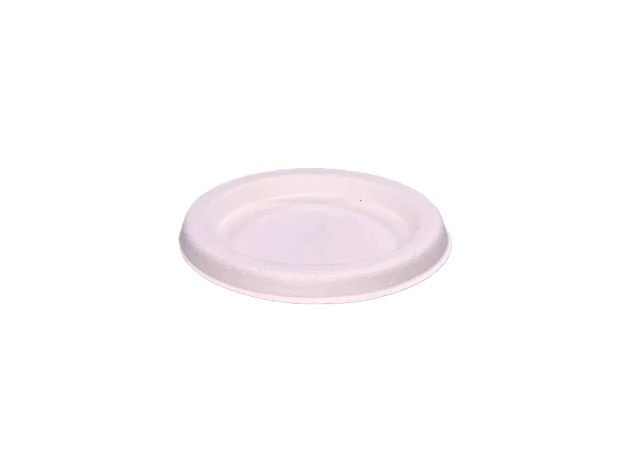 Cane pulp lid for sauce container 60 ml, white 1