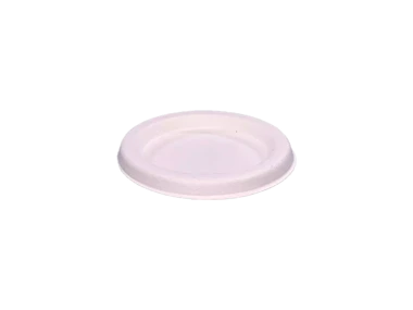 Cane pulp lid for sauce container 60 ml, white