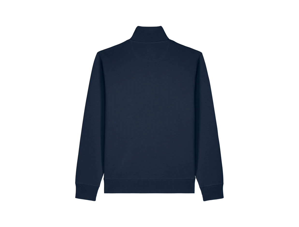 Custom Unisex Organic Cotton Zip Sweatshirt 3