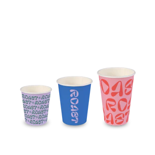 Vaso de café desechable personalizable