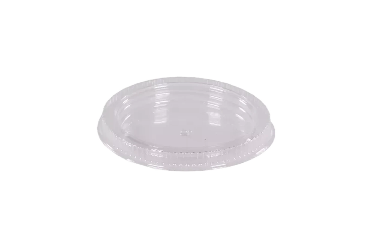 Tapa para recipientes de salsa rPET 30/45/60 ml, transparente  1