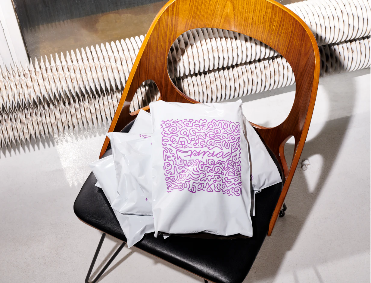 Individueller Plastik-Versandbeutel zum Verpacken von Werbeartikeln 5