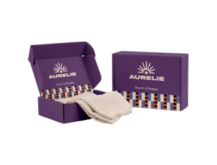 Caja postal personalizable para bufanda