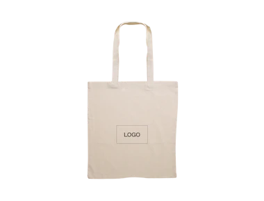 Sac tote classique coton avec longues anses personnalisé