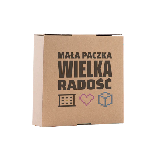 A1 Pudełko klapowe 20×20×5cm Personalizowane