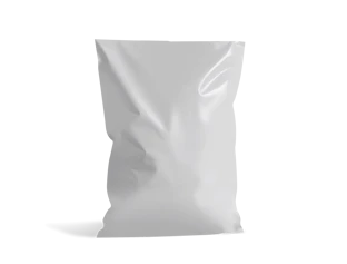 Unbedruckter recycelter Plastik-Versandbeutel