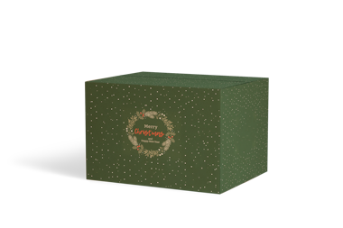 Coffret d'expédition de cadeau de Noël personnalisé