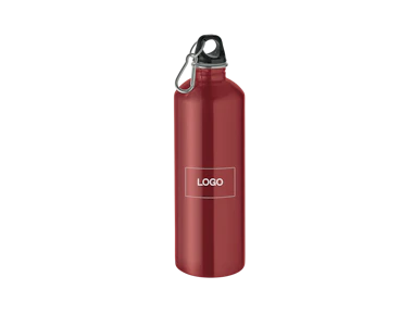 Bouteille simple paroi en acier inoxydable recyclé 1000ml personnalisée