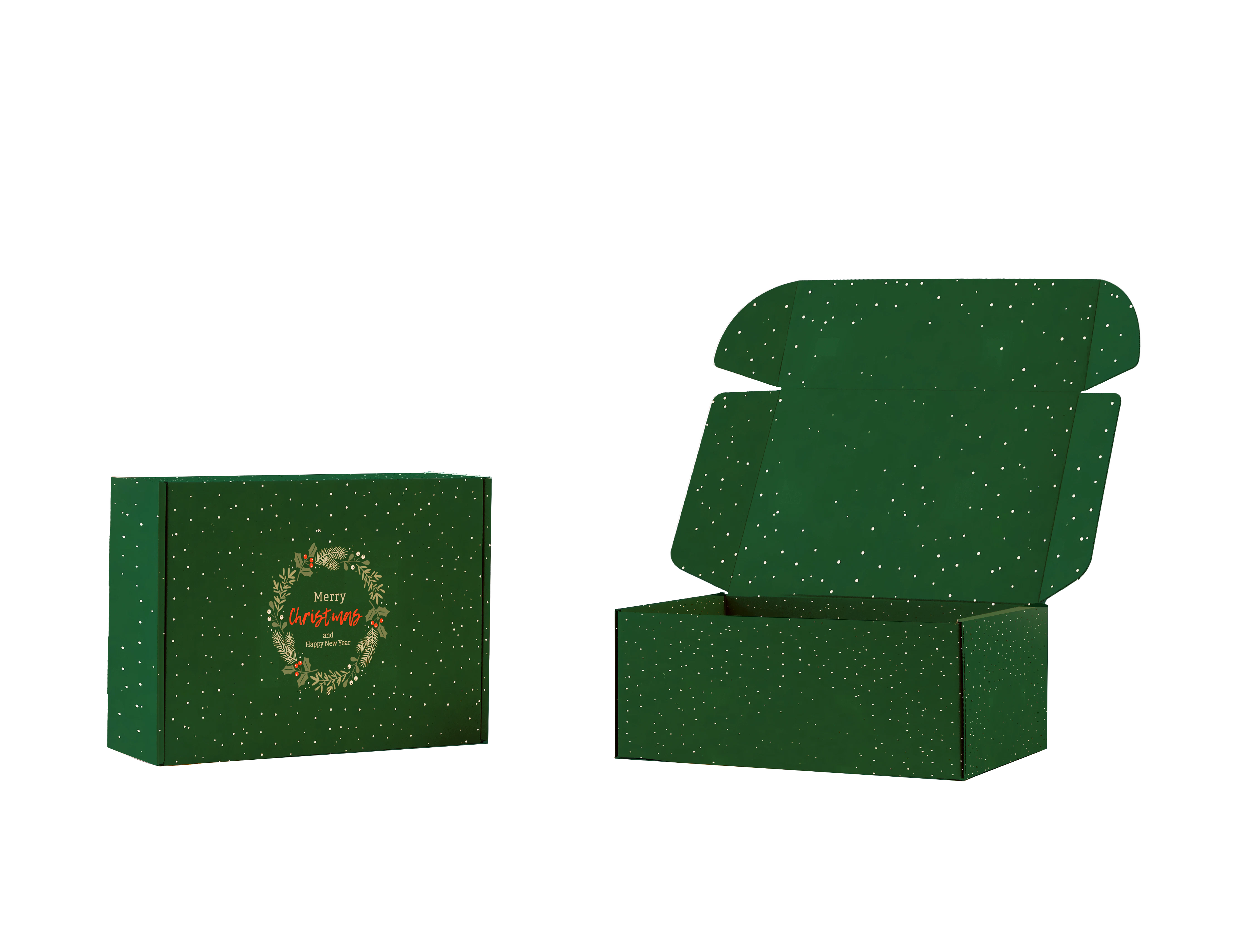 Scatola postale regalo natalizio personalizzata