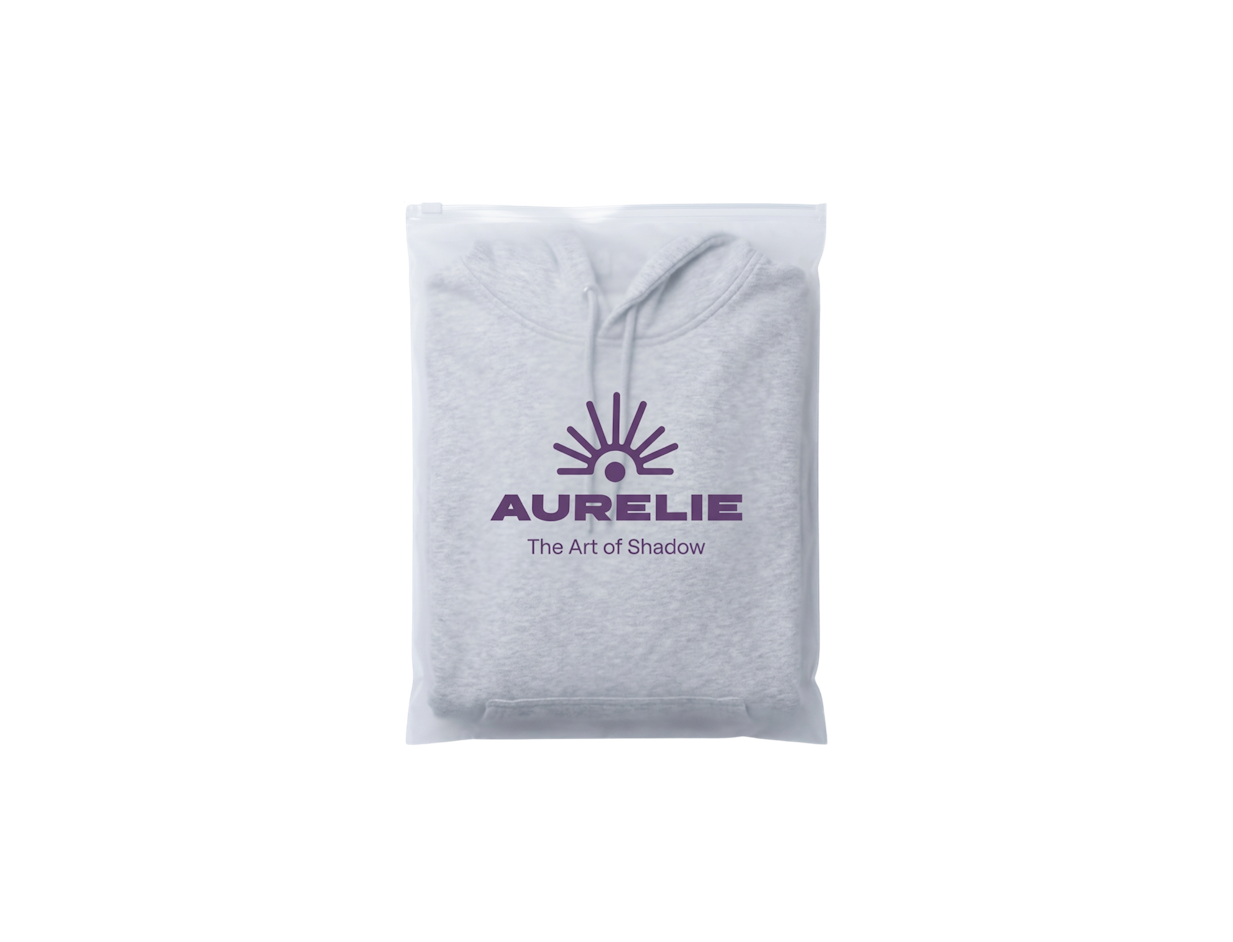 Pochette avec fermeture zip personnalisable pour sweats à capuche 2