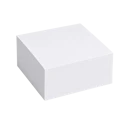 Bloc cube non collé blanc 8.5 x 8.5 cm 350 feuilles