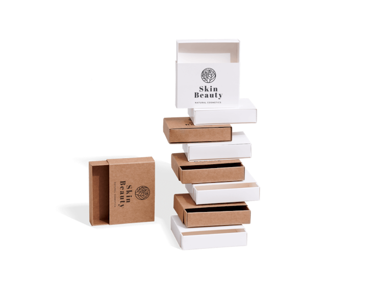 Individuelle Schubladenbox aus Karton