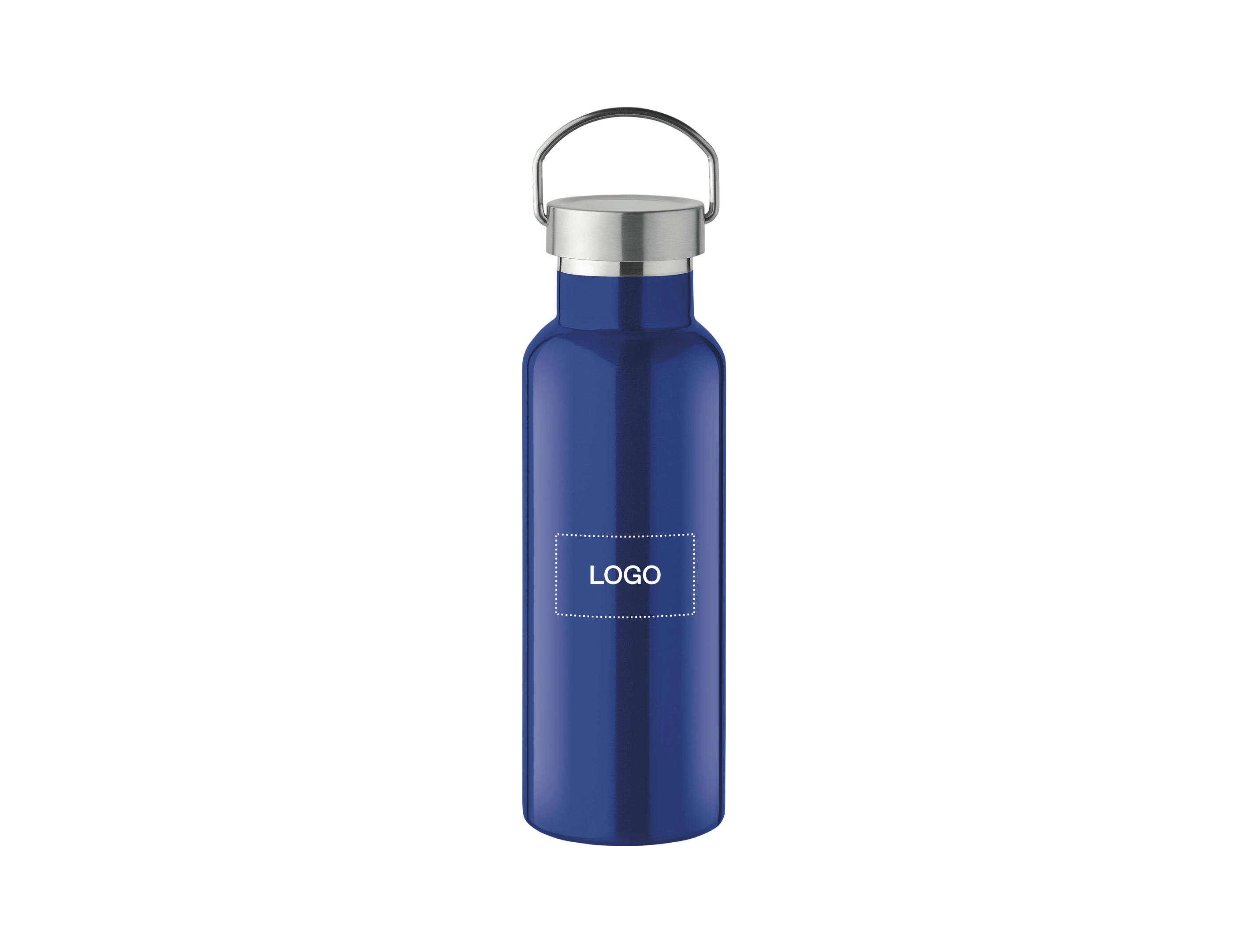 Bottiglia acciaio inox riciclato doppia parete 500ml personalizzata