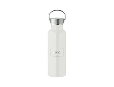 Bouteille double paroi en acier inoxydable recyclé 500ml personnalisée