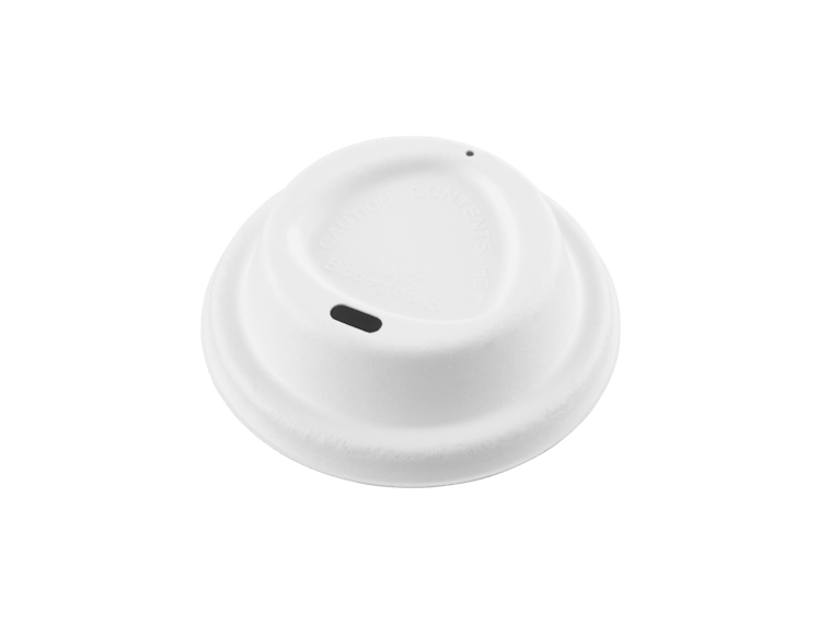 Zuckerrohr-Kaffeebecher mit Deckel