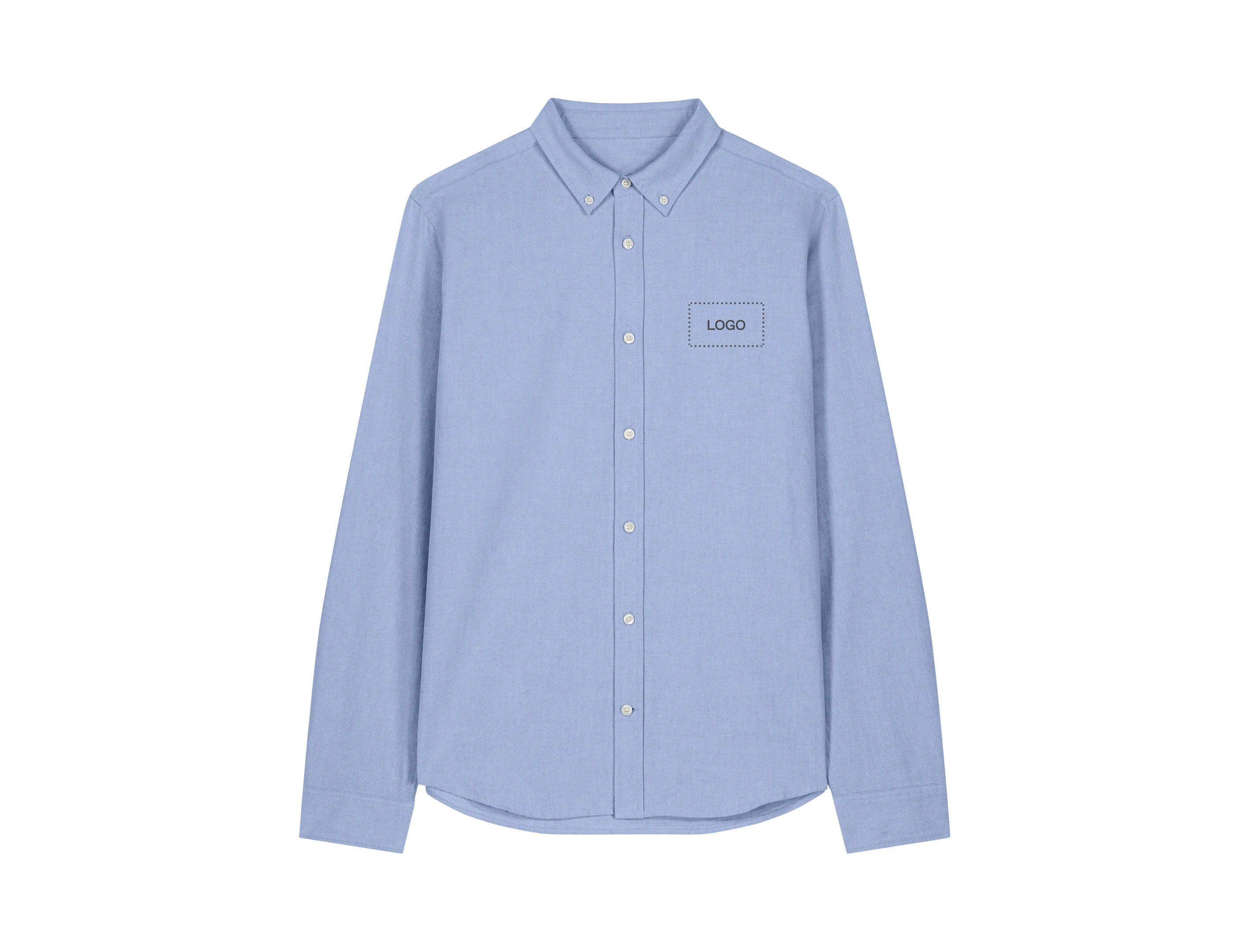 Custom Men Organic Cotton Button-Down Collar Shirt