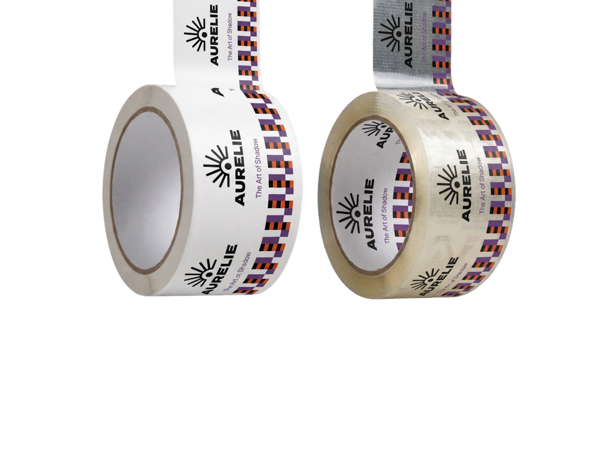 Ruban adhésif d’emballage personnalisable pour l’habillement 3