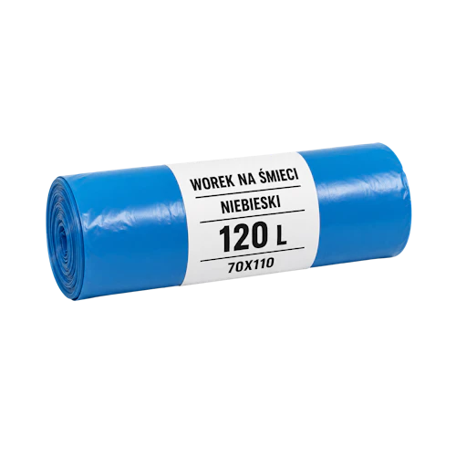 Sacchi per rifiuti 120 l 70 x 110 cm blu (25 pz)