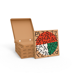 Caja para pizzas personalizable