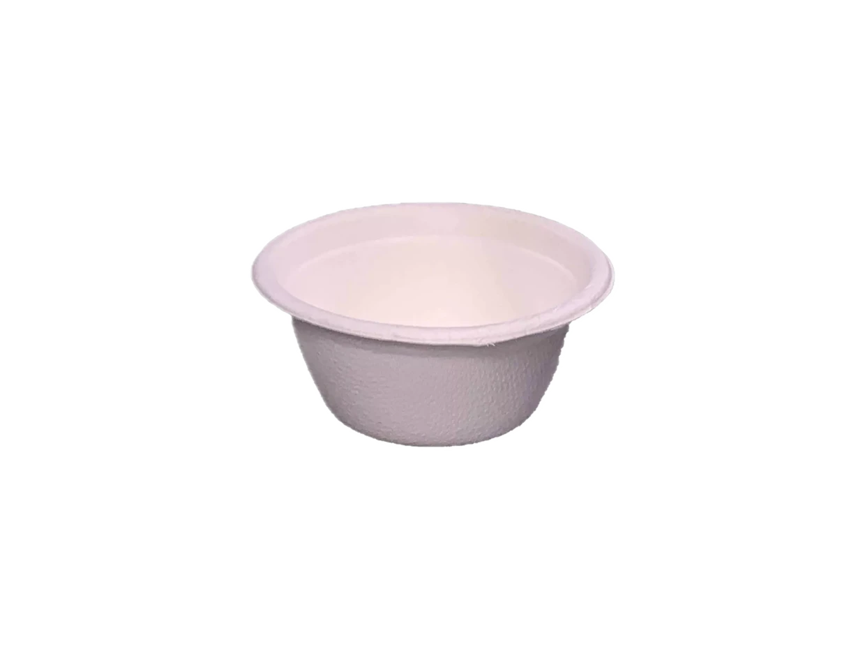 Cane pulp sauce container, white 60 ml 1