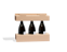 Plain Bottle Box with Inserts