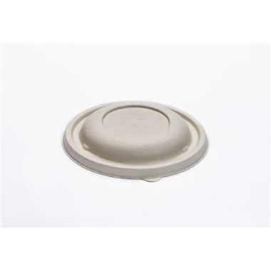 Cane pulp lid for round bowl 1000 ml, diameter 170 mm