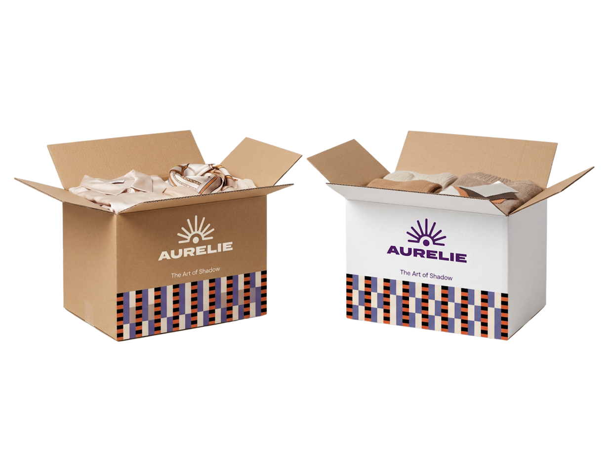 Cartone di spedizione personalizzabile per abbigliamento 2