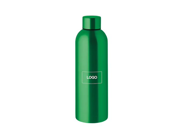 Bouteille simple paroi en acier inoxydable recyclé 750ml personnalisée
