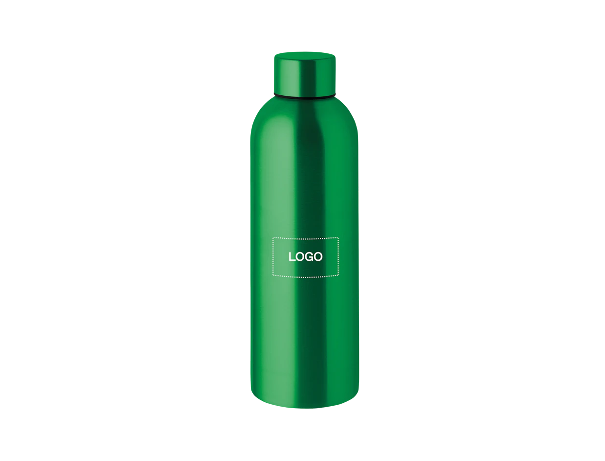 Bouteille simple paroi en acier inoxydable recyclé 750ml personnalisée
