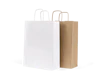 Sac en papier vierge avec poignée