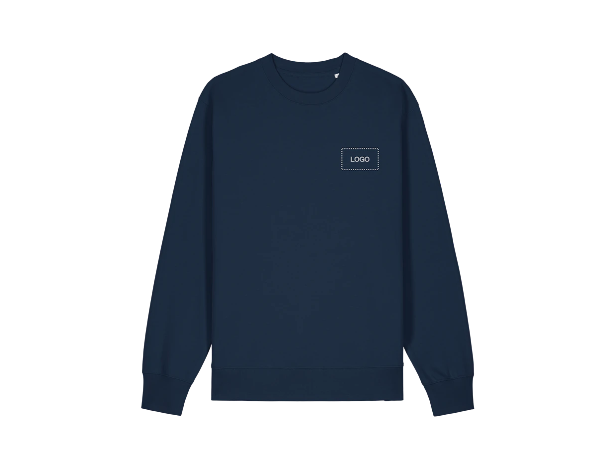 Individuelles Unisex Sweatshirt aus Bio-Baumwolle 1