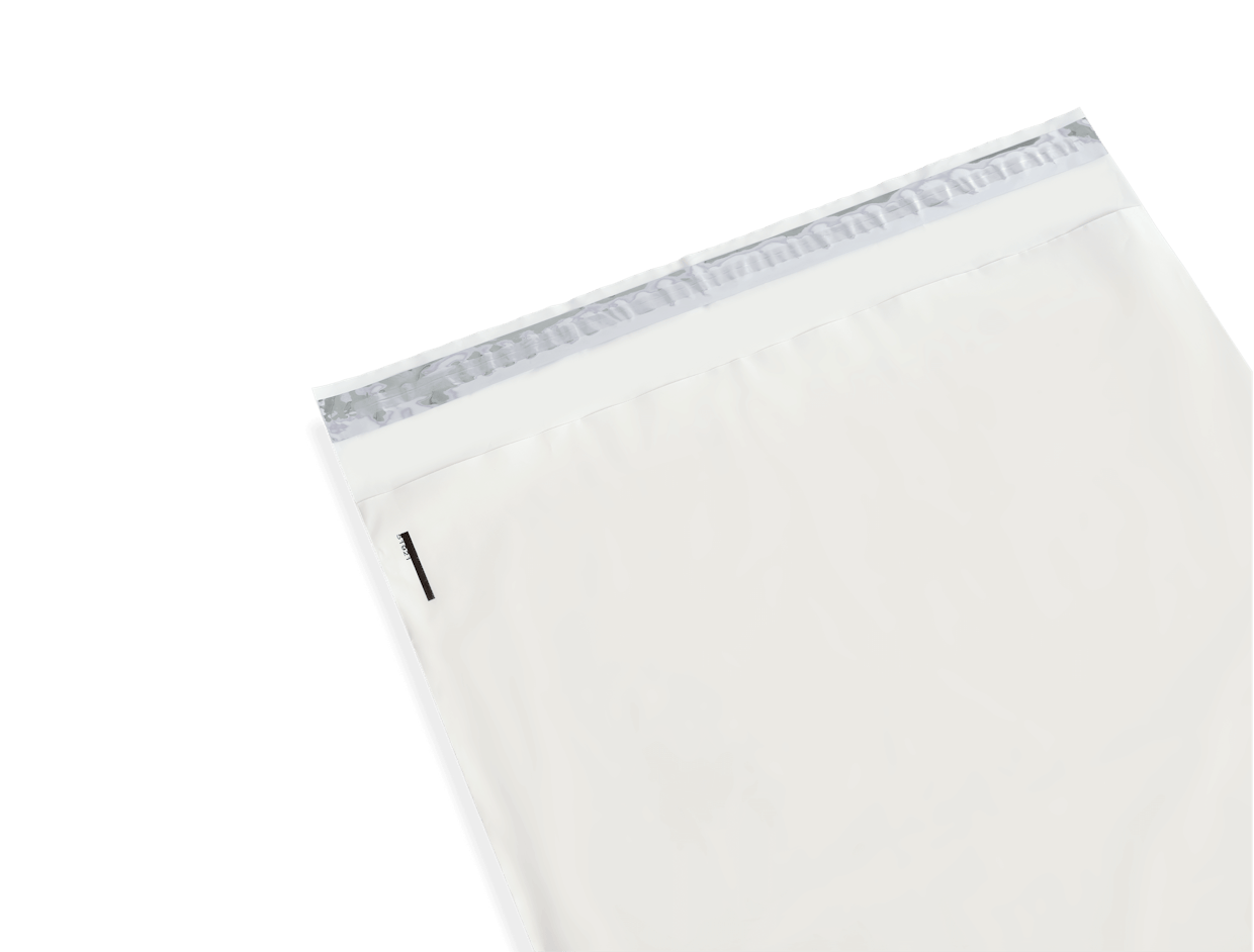 Pochette colis plastique biodégradable vierge pour l’habillement 1