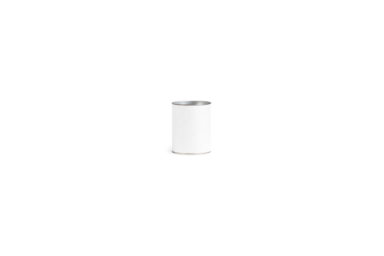 Plain Paper Can with Metal Lid 1