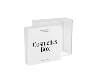 Caja rígida para cosméticos con tapa personalizable