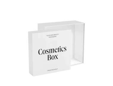 Caja rígida para cosméticos con tapa personalizable