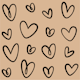 Doodle hearts