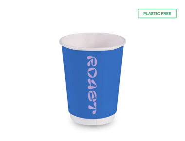 Custom double wall coffee cup 300 ml / 12oz / ⌀90 mm