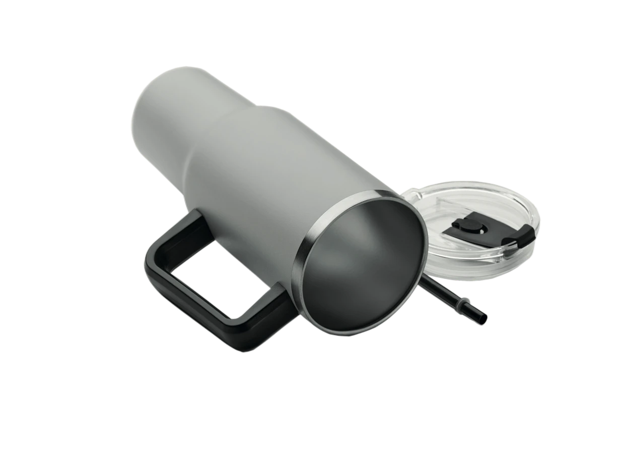 Individueller Tumbler aus recyceltem Edelstahl doppelwandig 1200ml 11