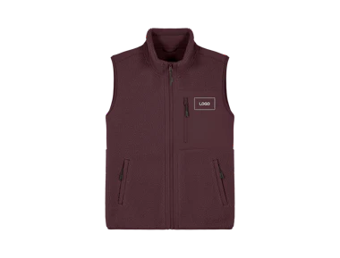 Gilet sherpa unisex personalizzato
