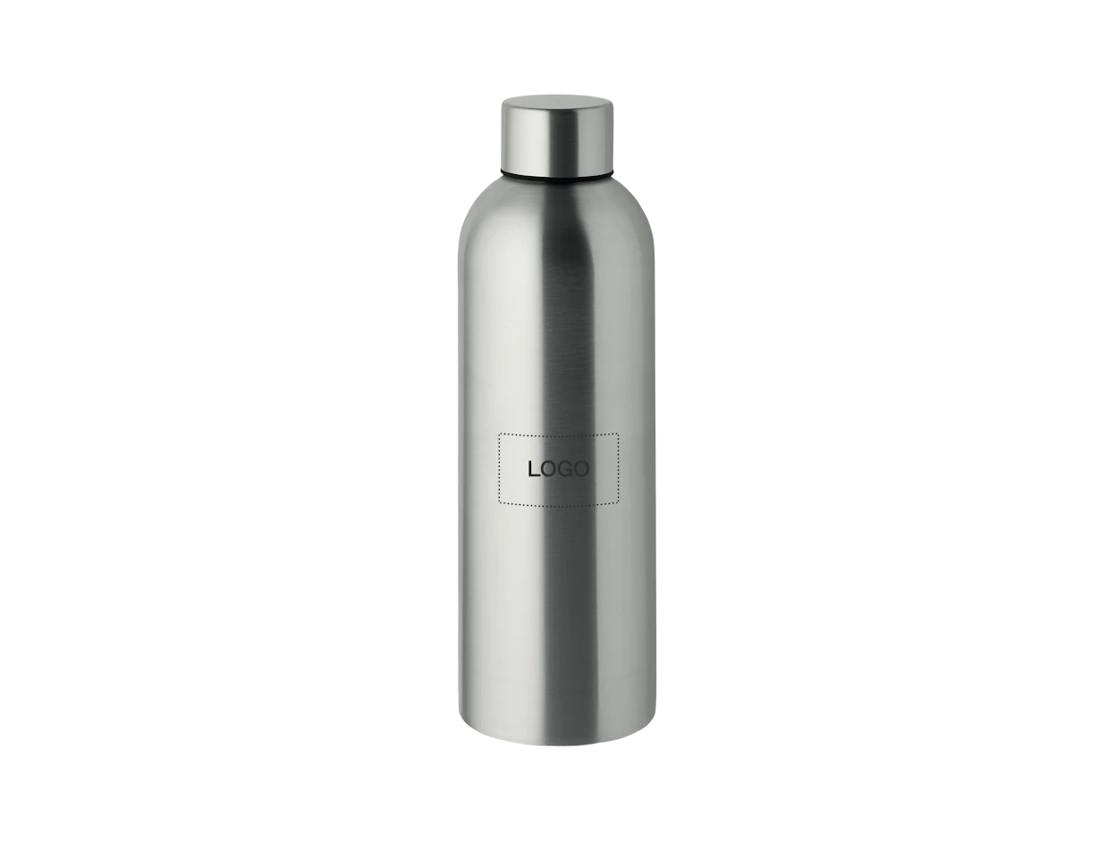 Bottiglia acciaio inox riciclato parete singola 750ml personalizzata 5
