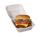  Burgerbox made of cane pulp 154x154x80 mm 1
